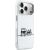 Case Karl Lagerfeld IML Karl & Choupette Peekaboo Logo MagSafe Aizsargapvalks priekš iPhone 17 Pro / balts Neoriģinālie Maciņi
