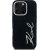 Karl Lagerfeld FW Jeans Signature Logo Aizsargapvalks priekš iPhone 16 Pro Max / melns Neoriģinālie Maciņi