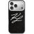 Karl Lagerfeld IML Glitter KL Diamond Logo Aizsargapvalks priekš iPhone 17 Pro / melns Neoriģinālie Maciņi