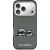 Karl Lagerfeld IML Karl & Choupette Peekaboo Logo MagSafe Aizsargapvalks priekš iPhone 17 Pro Max / melns Neoriģinālie Maciņi