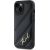 Karl Lagerfeld KLHCP14SPQDSMGK Diagonal Quilted Script Aizsargapvalks priekš iPhone 13/14/15 6.1" / melns Neoriģinālie Maciņi