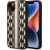 Karl Lagerfeld KLHCP14MPGKLSKW Aizsargapvalks priekš iPhone 14 Plus/15 Plus 6.7" / brūns Monogram Stripe Neoriģinālie Maciņi