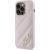 Karl Lagerfeld KLHCP14XPQDSMGP Diagonal Quilted Script Aizsargapvalks priekš iPhone 14 Pro Max 6.7" / rozā Neoriģinālie Maciņi