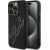 Karl Lagerfeld KLHCP15L3DRKSDLK Hardcase 3D Rubber Signature Aizsargapvalks priekš iPhone 15 Pro 6.1" / melns Neoriģinālie Maciņi