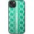 Karl Lagerfeld KLHCP14MPGKLSKN Hardcase Monogram Stripe Aizsargapvalks priekš iPhone 14 Plus / 15 Plus 6.7" / zaļš Neoriģinālie Maciņi