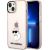Karl Lagerfeld KLHCP14MHNCHTCP Ikonik Choupette Aizsargapvalks priekš iPhone 14 Plus / 15 Plus 6.7" / rozā Neoriģinālie Maciņi