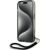 Karl Lagerfeld KLHCP15LHKDPNSK Hardcase IML Mono KL Pattern & Cord Aizsargapvalks priekš iPhone 15 Pro 6.1" / melns Neoriģinālie Maciņi