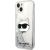 Karl Lagerfeld KLHCP14MLNCHCS Hardcase Glitter Choupette Aizsargapvalks priekš iPhone 14 Plus/15 Plus 6.7" / sudraba Neoriģinālie Maciņi