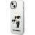 Karl Lagerfeld KLHCP14MHNKCTGT Hardcase Gliter Karl&Choupet Aizsargapvalks priekš iPhone 14 Plus/15 Plus 6.7" / caurspīdīgs Neoriģinālie Maciņi