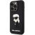 Karl Lagerfeld KLHCP14L3DRKINK Rubber Ikonik 3D Aizsargapvalks priekš iPhone 14 Pro 6.1" / melns Neoriģinālie Maciņi
