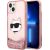 Karl Lagerfeld KLHCP14MLNCHCP Glitter Choupette He Aizsargapvalks priekš iPhone 14 Plus/15 Plus 6,7" / rozā Neoriģinālie Maciņi