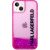 Karl Lagerfeld KLHCP14MLCKVF Hardcase Liquid Glitter Elong Aizsargapvalks priekš iPhone 14 Plus / 15 Plus 6.7" / rozā Neoriģinālie Maciņi