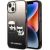Karl Lagerfeld KLHCP14MTGKCK Aizsargapvalks priekš iPhone 14 Plus/15 Plus 6,7" / melns Neoriģinālie Maciņi