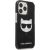 Karl Lagerfeld KLHCP13XTPECK Choupette Head Aizsargapvalks priekš iPhone 13 Pro Max 6,7" / melns Neoriģinālie Maciņi