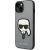 Karl Lagerfeld KLHCP14MSAPKHG Aizsargapvalks priekš iPhone 14 Plus / 15 Plus 6,7" / sudrabains Neoriģinālie Maciņi