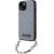 Karl Lagerfeld KLHCP14SSACKLHPG Saffiano Monogram Ch Aizsargapvalks priekš iPhone 14 / 15 / 13 6.1" / sudraba Neoriģinālie Maciņi