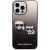 Karl Lagerfeld KLHCP14LTGKCK Aizsargapvalks priekš iPhone 14 Pro 6,1" / melns Neoriģinālie Maciņi