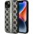 Karl Lagerfeld KLHCP14MPGKLSKG Aizsargapvalks priekš iPhone 14 Plus / 15 Plus 6.7" / pelēks Monogram Stripe Neoriģinālie Maciņi