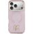 Karl Lagerfeld IML K Head Logo MagSafe Aizsargapvalks priekš iPhone 17 Pro / rozā Neoriģinālie Maciņi