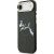 Karl Lagerfeld IML Choupettes Karl Script Logo MagSafe Aizsargapvalks priekš iPhone Air / melns Neoriģinālie Maciņi