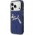 Karl Lagerfeld IML Choupettes Karl Script Logo MagSafe Aizsargapvalks priekš iPhone 17 Pro / zils Neoriģinālie Maciņi