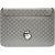Karl Lagerfeld Sleeve KLCS14SAKHPCG Klēpjdatora maciņš 14" Saffiano Monogram Choupette / sudraba Somas portatīvajiem datoriem