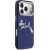 Karl Lagerfeld IML Choupettes Karl Script Logo MagSafe Aizsargapvalks priekš iPhone 17 Pro Max / zils Neoriģinālie Maciņi