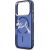 Karl Lagerfeld IML Choupettes Karl Script Logo MagSafe Aizsargapvalks priekš iPhone 17 Pro Max / zils Neoriģinālie Maciņi