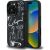 Karl Lagerfeld Grained Pattern & Logo MagSafe Aizsargapvalks priekš iPhone 16 Pro Max / melns Neoriģinālie Maciņi