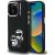Karl Lagerfeld Silicone Karl&Choupette Sketch MagSafe Case Aizsargapvalks priekš iPhone 16 Pro Max / melns Neoriģinālie Maciņi