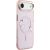 Karl Lagerfeld IML Choupettes Karl Script Logo MagSafe Aizsargapvalks priekš iPhone Air / rozā Neoriģinālie Maciņi