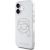 Karl Lagerfeld IML Rhinestones Karl Head Aizsargapvalks priekš iPhone 16 / caurspīdīgs Neoriģinālie Maciņi
