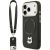 Karl Lagerfeld Big Strap Choupette Metal Logo MagSafe Case Aizsargapvalks priekš iPhone 17 Pro Max / melns Neoriģinālie Maciņi