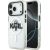 Karl Lagerfeld IML Karl Sketch Logo MagSafe Case Aizsargapvalks priekš iPhone 17 Pro / caurspīdīgs Neoriģinālie Maciņi