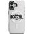 Karl Lagerfeld IML Choupette Sketch Logo MagSafe Case Aizsargapvalks priekš iPhone 17 / caurspīdīgs Neoriģinālie Maciņi