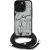 Karl Lagerfeld Crossbody Grained Pattern & Logo Case Aizsargapvalks priekš iPhone 16 Pro Max / pelēks Neoriģinālie Maciņi