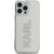 Karl Lagerfeld IML Rhinestones Logo Case Aizsargapvalks priekš iPhone 16 Pro / caurspīdīgs Neoriģinālie Maciņi