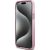 Karl Lagerfeld KLHMP15MHMRSKCP Hardcase Ring Stand Karl&Cho Aizsargapvalks priekš iPhone 15 Plus / 14 Plus 6.7" / rozā Neoriģinālie Maciņi