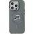 Karl Lagerfeld KLHMP15LHLSKCK Hardcase IML Metal Karl&Choupette Head Aizsargapvalks priekš iPhone 15 Pro 6.1" / melns Neoriģinālie Maciņi