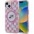 Karl Lagerfeld KLHMP15MHMCKMHP IML Monogram Karl&Choupette Head MagSa Aizsargapvalks priekš iPhone 15 Plus 6.7" / rozā Neoriģinālie Maciņi