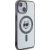 Karl Lagerfeld KLHMP15SHCHNOTK Aizsargapvalks priekš iPhone 15/14/13 6.1" transparent hardcase IML Choupette`s Head Mag Neoriģinālie Maciņi