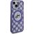Karl Lagerfeld KLHMP15SHMCKMHU IML Monogram Karl&Choupette Head MagSa Aizsargapvalks priekš iPhone 15 6.1" / violets Neoriģinālie Maciņi