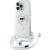Karl Lagerfeld KLHMP16LHCCHNT Aizsargapvalks priekš iPhone 16 Pro 6.3" transparent IML Choupette Head & Cord Mag Neoriģinālie Maciņi