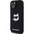 Karl Lagerfeld KLHMP15MSCHPPLK Silicone Choupette Aizsargapvalks priekš iPhone 15 Plus / 14 Plus 6.7" / melns Neoriģinālie Maciņi