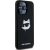 Karl Lagerfeld KLHMP15LSCHPPLK Hardcase Silicone Choupette Head MagSa Aizsargapvalks priekš iPhone 15 Pro 6.1" / melns Neoriģinālie Maciņi
