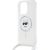 Karl Lagerfeld KLHMP14XHCCHNT Aizsargapvalks priekš iPhone 14 Pro Max 6.7" caurspīdīgs IML Choupette Head & Cord M Neoriģinālie Maciņi