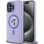 Karl Lagerfeld KLHMP15XSCMKCRHU Silicone Karl&Choupe Heads Aizsargapvalks priekš iPhone 15 Pro Max 6.7" / violets Neoriģinālie Maciņi