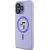 Karl Lagerfeld KLHMP15XSCMKCRHU Silicone Karl&Choupe Heads Aizsargapvalks priekš iPhone 15 Pro Max 6.7" / violets Neoriģinālie Maciņi