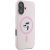 Karl Lagerfeld KLHMP16MSCMKCRHP Aizsargapvalks priekš iPhone 16 Plus 6.7" / rozā Neoriģinālie Maciņi