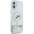Karl Lagerfeld KLHMP16SLGKCSGH Liquid Glitter Karl&Choupette Head Aizsargapvalks priekš iPhone 16 6.1" / caurspīdīgs Neoriģinālie Maciņi